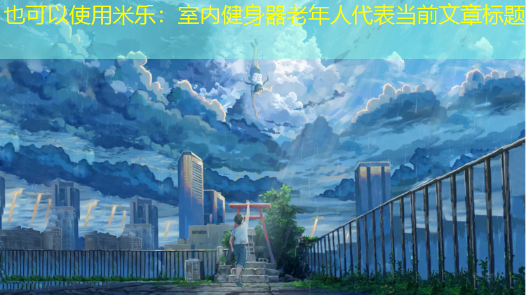 <strong>米乐：室内健身器老年人</strong>